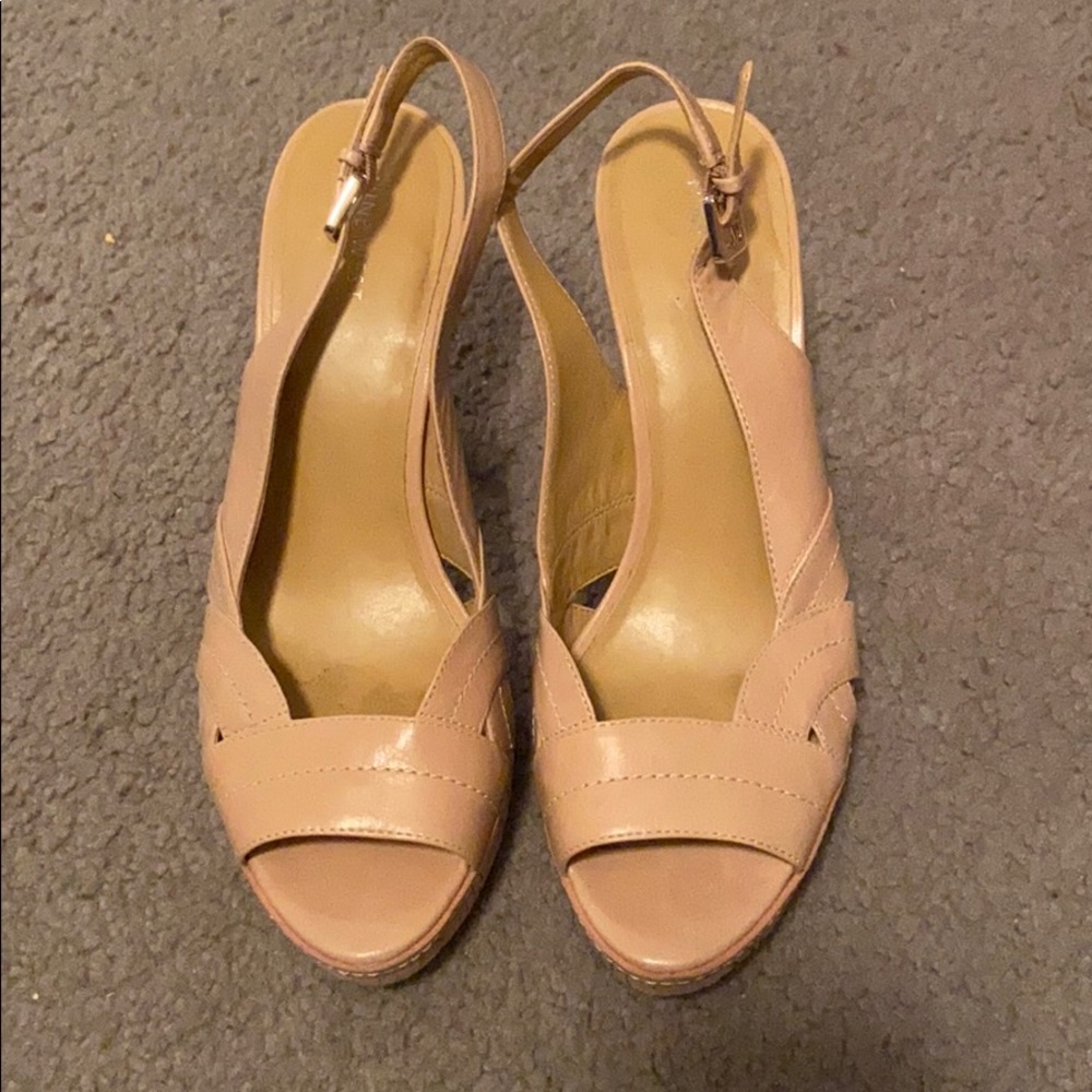 Nine West open toe heels
